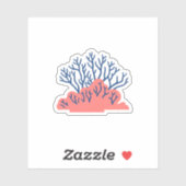 Sticker Corail (Feuille)