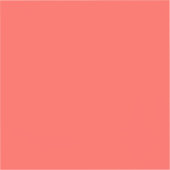 Sticker Corail vivant couleur solide (Recto)