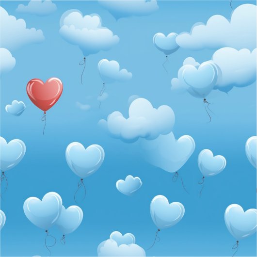 Sticker Corazón único (Recto)