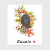 Sticker Corbeau (Feuille)