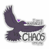 Sticker Corbeau du Chaos (Devant)