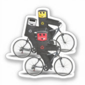 Sticker Corbeilles cyclables (Recto)