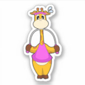 Sticker Corde Fitness Giraffe (Devant)