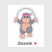 Sticker Corde Mole Fitness (Feuille)