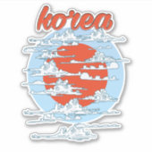 Sticker Corée (Devant)