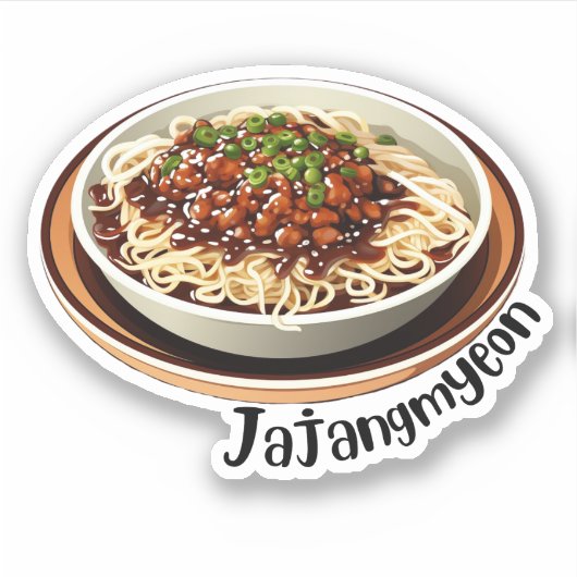 Sticker Coréen Jajangmyeon (Devant)
