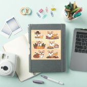 Sticker Corgi Action de grâce (Couverture iPad)