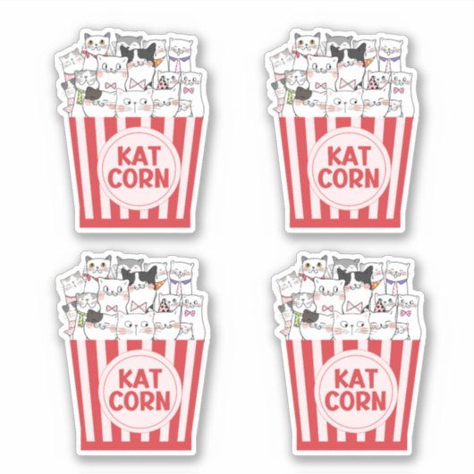 Sticker Corn de chat (Devant)