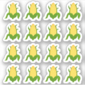 Sticker Corn On The Cob BBQ Food Vegetable Veggie Planner (Devant)