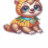Sticker Corny Cuteness Halloween�s Sweetest Sloth Oversize (Devant)