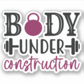 Sticker Corps en construction (Devant)