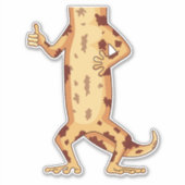 STICKER CORPS GECKO CRÉÉ (Devant)