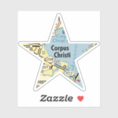 Sticker Corpus Christi Texas (Feuille)