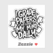 Sticker Correction de Copies Quotidienne Perte de la Raiso (Feuille)