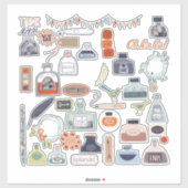 Sticker Correspondance de l'auteur (Feuille)