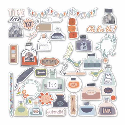 Sticker Correspondance de l'auteur (Devant)