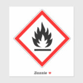 Sticker COSHE inflammable (Feuille)