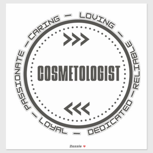 Sticker Cosmetologue Extraordinaire (Feuille)