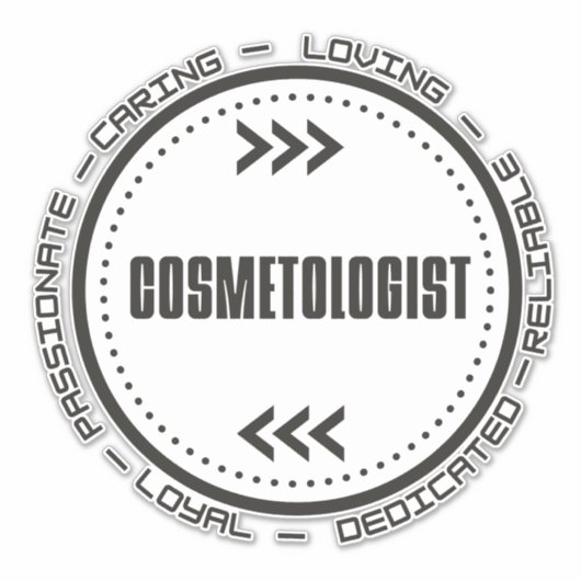 Sticker Cosmetologue Extraordinaire (Devant)