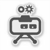 Sticker Cosmicity Logobot 3" Sticker, 6 ct. (Devant)