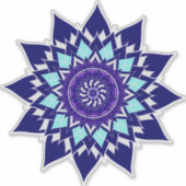 Sticker cosmos noir&blanc (Devant)