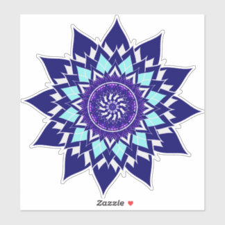 Sticker cosmos noir et blanc