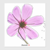 Sticker Cosmos roses (Feuille)
