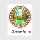 Sticker Costa Rica (Feuille)