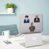 Sticker Costume de port de chat (Ordinateur portable sur le bureau)