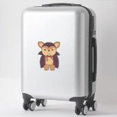 Sticker Costume de vampire d'Halloween (Sur valise)