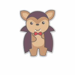 Sticker Costume de vampire d'Halloween