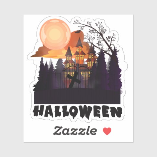 Sticker Costume d'Halloween (Feuille)