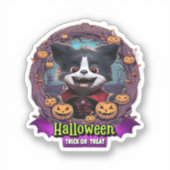 Sticker Costume d'Halloween pour chiot (Recto)