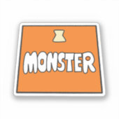 Sticker Costume Pikamee, Monstre (Recto)