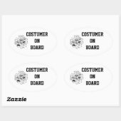 Sticker Costumer À Bord (Feuille)