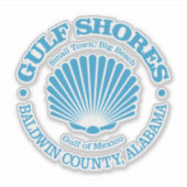 Sticker Côte du Golfe (coquillage) (Devant)