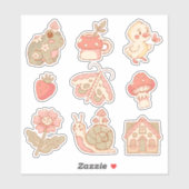 Sticker Cottagecore (Feuille)