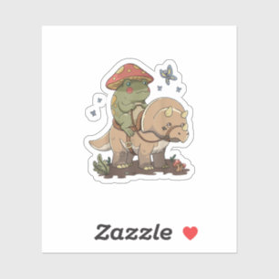 Sticker Cottagecore Grenouille Esthétique Champignon Mign