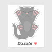 Sticker Couchage de chat (Feuille)