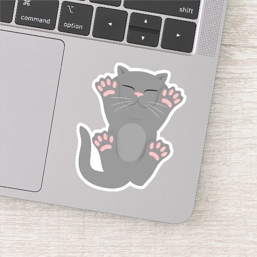 Sticker Couchage de chat (Détail)