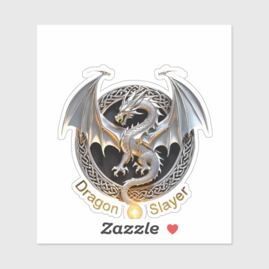 Sticker Couche de dragon (Feuille)