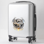 Sticker Couche de dragon (Sur valise)
