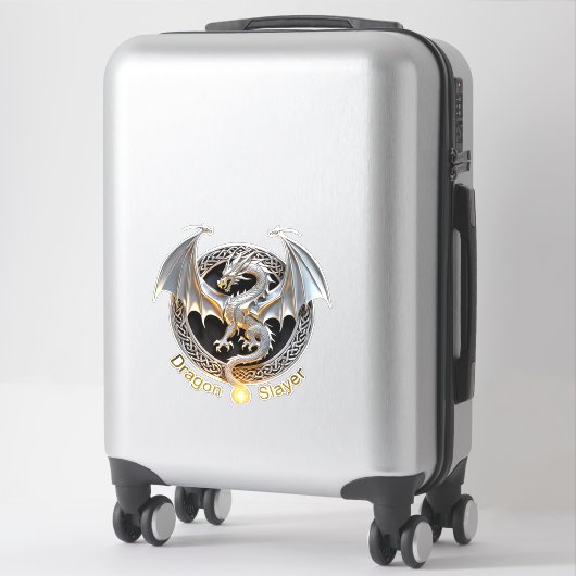 Sticker Couche de dragon (Sur valise)