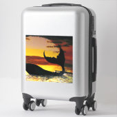 Sticker Couché de soleil de sirène #2 (Sur valise)