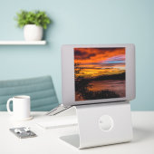 Sticker Coucher de soleil à Praia, Cap Vert (Ordinateur portable sur le bureau)