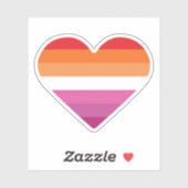 Sticker Coucher de soleil lesbien Coucher de soleil (Feuille)