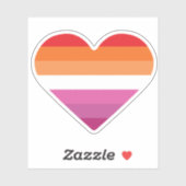 Sticker Coucher de soleil lesbien Sunset (Feuille)