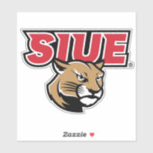 Sticker Cougars de SIUE (Feuille)