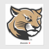 Sticker Cougars de SIUE (Feuille)