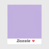 Sticker Couleur claire pastel violet (Feuille)